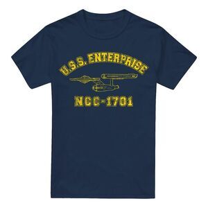 Star Trek Mens Enterprise Athletic T-Shirt / Navy